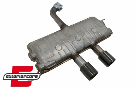 Kompletan ispušni sustav R32 R20 dizajn (piano crna) / VW Golf 5 R32 (2003-2007) Golf 6 R20 (2008-2013), ESVWG5R32PB