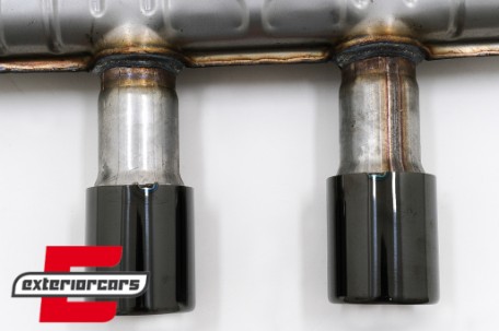 Kompletan ispušni sustav R32 R20 dizajn (piano crna) / VW Golf 5 R32 (2003-2007) Golf 6 R20 (2008-2013), ESVWG5R32PB