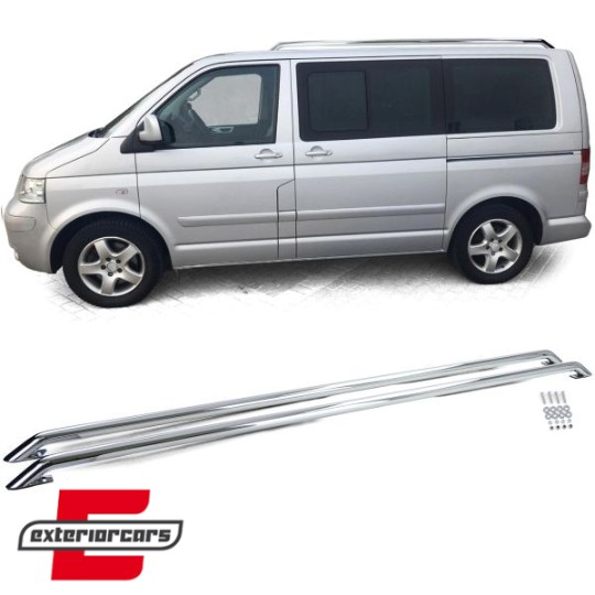 Krovni nosači (chrome) / VW Transporter Multivan Caravelle T5 T5.1 T6 T6.1 SWB (2003-), 26454