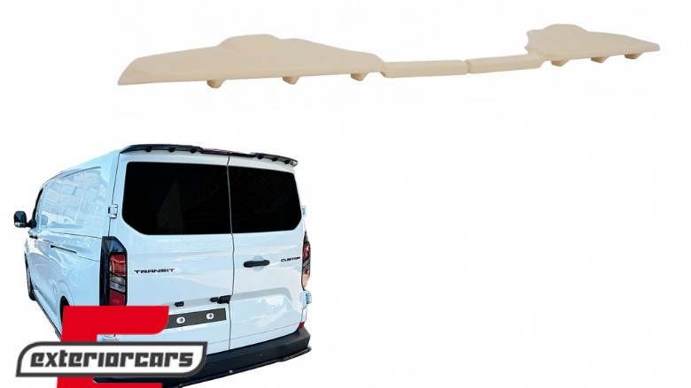 Krovni spojler (ne lakiran) / VW Transporter T7 (2022-) Ford Transit Custom (2023-) sa stražnjim vratima, TSVWT7