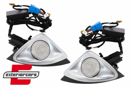 LED 4D rotirajući visokotonci na prednjim vratima 3/64 boje / Mercedes C-klasa S205 W205 Facelift (2018-2020), TWTRW205F