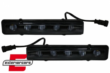 LED dnevna svjetla AMG dizajn (crna) / Mercedes G-klasa W463 (1989-2012), DRLMBW463B