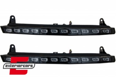 LED DRL dnevna svjetla & žmigavci OEM Facelift dizajn / Audi Q7 4L (2006-2009), AUQ7DRL