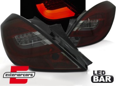 LED LightBar stražnja svjetla (crvena/smoke) / Opel Corsa D (2006-2014) hatchback 3V, LDOP57