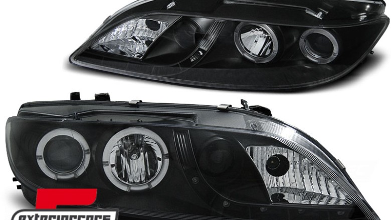 LED prednja svjetla Angel Eyes (crna), LPMA04