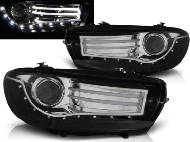 LED prednja svjetla (crna) / Volkswagen Scirocco (2008-04.2014), LPVWG9