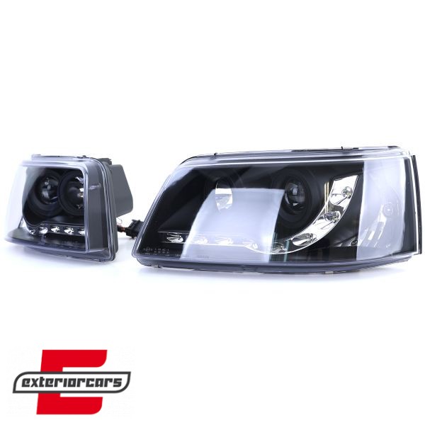 LED prednja svjetla DayLight (crna) / VW T5 (2003-2009), LPVW24