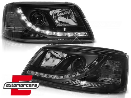 LED prednja svjetla DayLight (crna) / VW T5 (2003-2009), LPVW38