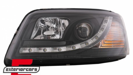LED prednja svjetla DayLight (crna) / VW T5 (2003-2009), LPVW38