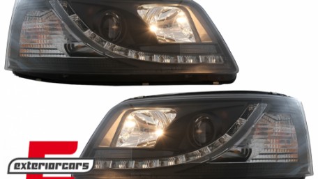 LED prednja svjetla DayLight (crna) / VW T5 (2003-2009), LPVW38