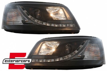 LED prednja svjetla DayLight (crna) / VW T5 (2003-2009), LPVW38