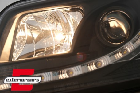 LED prednja svjetla DayLight (crna) / VW T5 (2003-2009), LPVW38