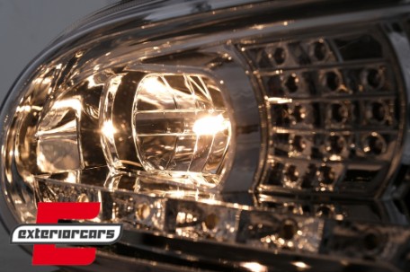 LED prednja svjetla DayLight LED žmigavci (chrome) / VW Golf 4 (1997-2005), LPVWB1