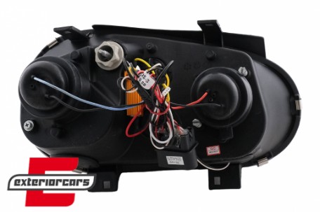 LED prednja svjetla DayLight LED žmigavci (chrome) / VW Golf 4 (1997-2005), LPVWB1