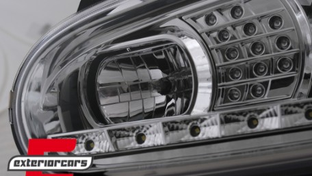 LED prednja svjetla DayLight LED žmigavci (chrome) / VW Golf 4 (1997-2005), LPVWB1