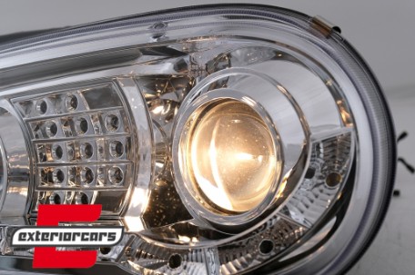 LED prednja svjetla DayLight LED žmigavci (chrome) / VW Golf 4 (1997-2005), LPVWB1