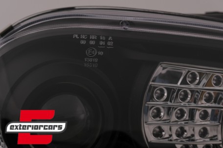 LED prednja svjetla DayLight LED žmigavci (crna) / VW Golf 4 (1997-2005), LPVWB2