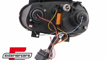 LED prednja svjetla DayLight LED žmigavci (crna) / VW Golf 4 (1997-2005), LPVWB2