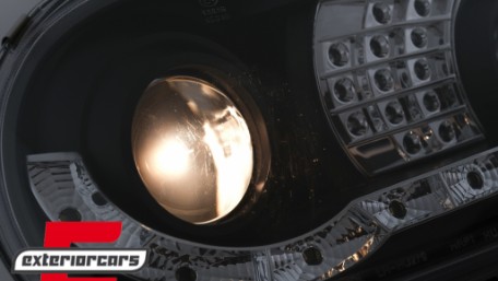 LED prednja svjetla DayLight LED žmigavci (crna) / VW Golf 4 (1997-2005), LPVWB2