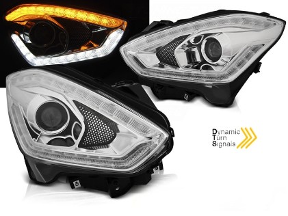 LED prednja svjetla Sekvencijalni Dinamički žmigavci (chrome) / Suzuki Swift VI (2017-), LPSI07