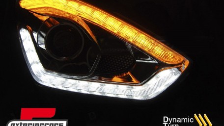 LED prednja svjetla Sekvencijalni Dinamički žmigavci (crna) / Suzuki Swift VI (2017-), LPSI08
