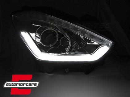 LED prednja svjetla Sekvencijalni Dinamički žmigavci (crna) / Suzuki Swift VI (2017-), LPSI08