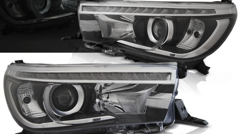 LED prednja svjetla TruDRL (crna) /Toyota Hilux (2016-), LPTO34