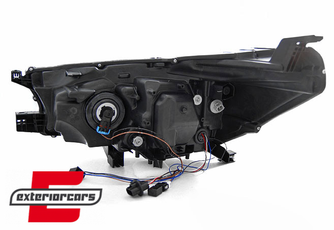 LED prednja svjetla TruDRL (crna) /Toyota Hilux (2016-), LPTO34
