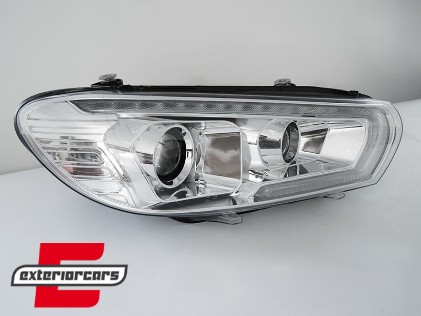 LED prednja svjetla TruDRL SEQ žmigavci (chrome) / VW Scirocco (2014-2017), LPVWU6