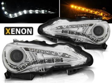 LED prednja svjetla TruDRL Xenon (chrome) / Toyota GT86 (2012-2016), LPTO30