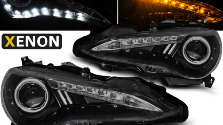 LED prednja svjetla TruDRL Xenon (crna) / Toyota GT86 (2012-2016), LPTO31