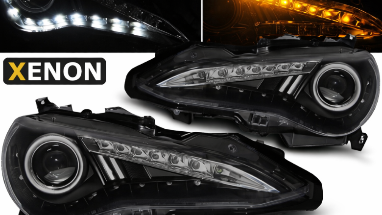 LED prednja svjetla TruDRL Xenon (crna) / Toyota GT86 (2012-2016), LPTO31