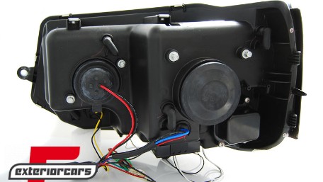 LED prednja svjetla True DRL (chrome) / VW T5.1 (2010-2015), LPVWK2