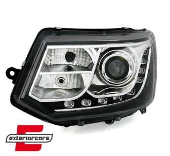 LED prednja svjetla True DRL (crna) / VW T5 (2010-2015), LPVWG1