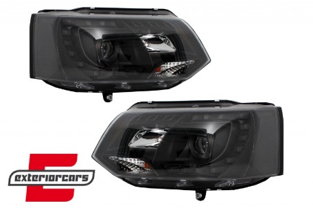 LED prednja svjetla True DRL (crna) / VW T5.1 (2010-2015), LPVWK3