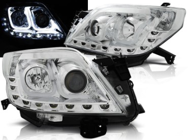LED prednja svjetla TubeLight (chrome) / Toyota Land Cruiser 150 (2009-2013), LPTO28