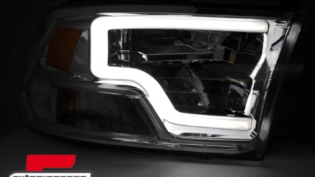 LED prednja svjetla TubeLight dizajn (chrome) / DODGE RAM (2009-2018), LPDO37
