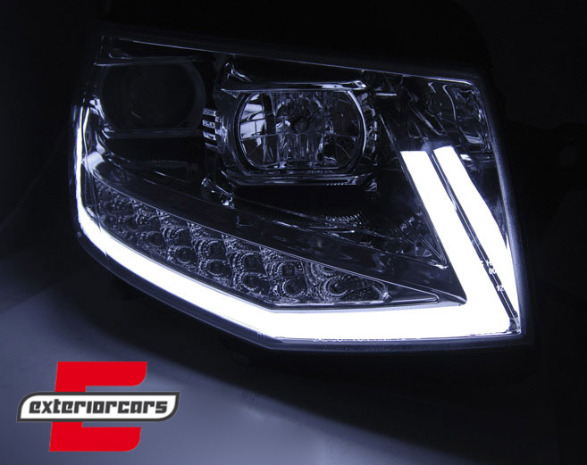 LED prednja svjetla TubeLight dizajn (chrome) / VW T6 (2015-2019), LPVWP9