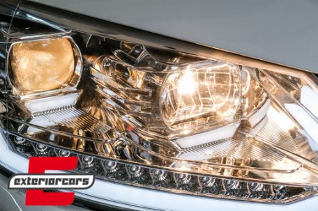 LED prednja svjetla TubeLight SEQ žmigavci (chrome) / Volkswagen Touran (08.2010-2015), LPVWS3