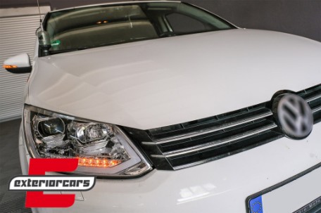 LED prednja svjetla TubeLight SEQ žmigavci (chrome) / Volkswagen Touran (08.2010-2015), LPVWS3
