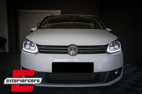 LED prednja svjetla TubeLight SEQ žmigavci (chrome) / Volkswagen Touran (08.2010-2015), LPVWS3