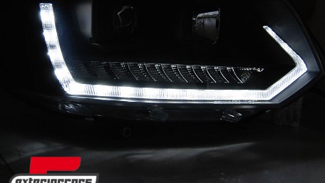 LED prednja svjetla TubeLight SEQ žmigavci (chrome) / VW T5.1 (2010-2015), LPVWS5