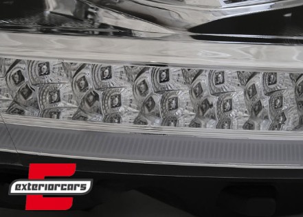 LED prednja svjetla TubeLight SEQ žmigavci (chrome) / VW T6 (2015-2019), LPVWR8