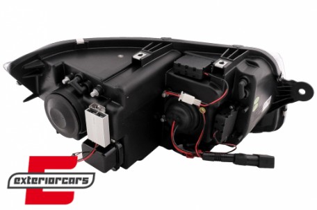 LED prednja svjetla TubeLight SEQ žmigavci (crna) / Volkswagen T6 (2015-2019), LPVWT4