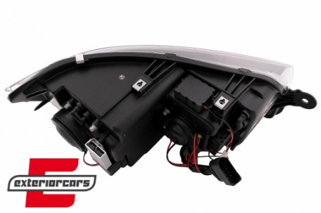 LED prednja svjetla TubeLight SEQ žmigavci (crna) / Volkswagen T6 (2015-2019), LPVWT4