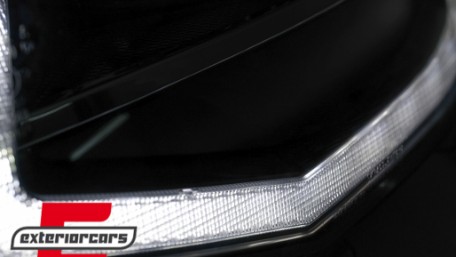 LED prednja svjetla TubeLight SEQ žmigavci (crna) / Volkswagen T6 (2015-2019), LPVWT4