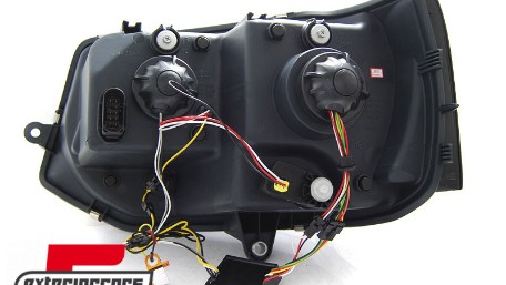 LED prednja svjetla TubeLight SEQ žmigavci (crna) / VW T5.1 (2010-2015), LPVWR7