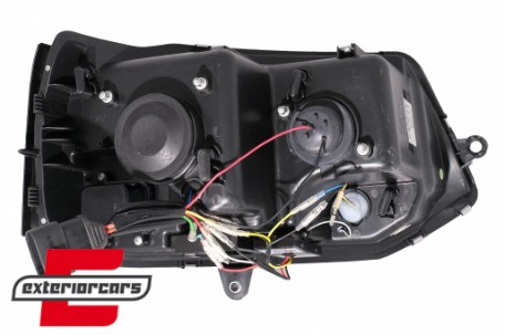 LED prednja svjetla TubeLight SEQ žmigavci (crna) / VW T5.1 (2010-2015), LPVWS6