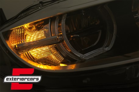 LED prednji farovi 3D Angel Eyes Xenon (chrome) / BMW X6 E71 (2008-2012), HLBME71LED