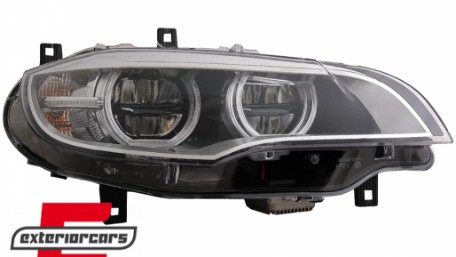 LED prednji farovi 3D Angel Eyes Xenon (chrome) / BMW X6 E71 (2008-2012), HLBME71LED